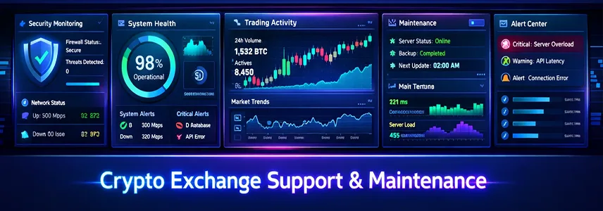 Crypto Exchange Support & Maintenance Services
